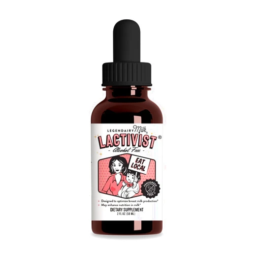 Legendairy Milk Lactivist Drops, Breastfeeding Supplement to Increase Breast Milk Supply, Organic Torbangun for Lactation, Made in USA, Alcohol Free, 2 Fl Oz