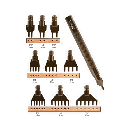 Tandy Leather Diamond Hole Chisel Set 3009-00
