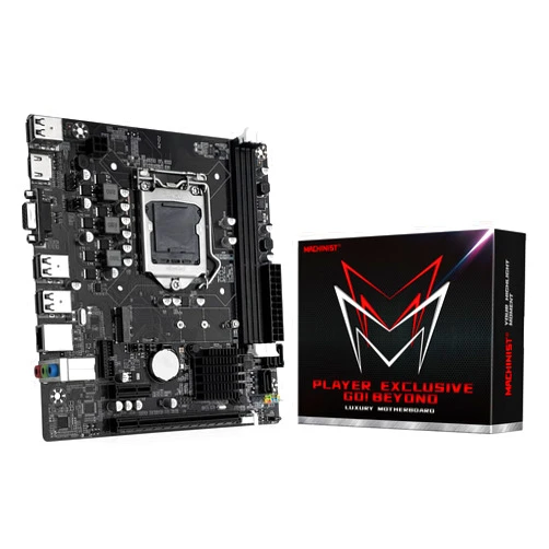 MACHINIST H61 LGA 1155 (Intel 2th/3th Gen) Gaming Motherboard, Micro ATX Computer Motherboards Support PCIe 2.0, 100M LAN, DDR3, SATA M.2 for Intel i3,i5,i7/Xeon E3 V2/Pentium