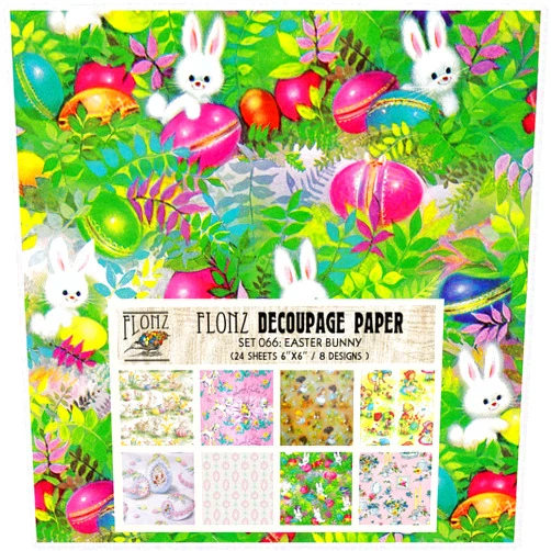 Flonz Decoupage Paper Pack (24 Sheets 6