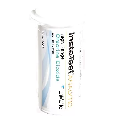 LaMotte 3002, Chlorine Dioxide Hr 0-500ppm Test Strips, 1 per Each