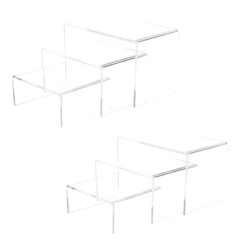 Cerpourt 2 Sets Acrylic Display Risers(3