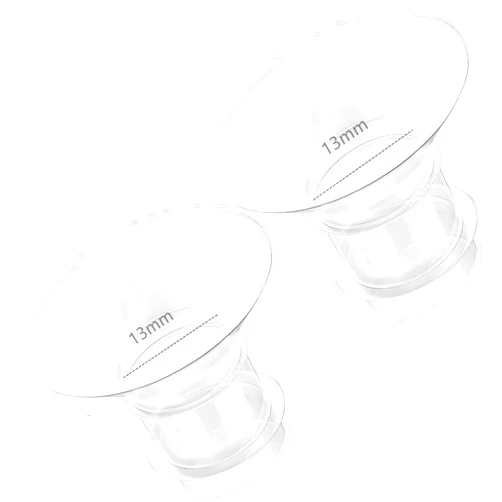 Smarbore 2PCS Flange Insert 13mm Compatible with Medela/Spectra/Willow/TSRETE/Momcozy S9/S12/S9Pro/S12Pro Breastpump 24mm Shields, Reduce 24mm Nipple Tunnel Down to Correct Size, Pump Parts Replace