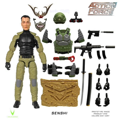 Action Force Valaverse Series 5 Senshi Premium 6-Inch Scale Action Figure with Multiple Accessories