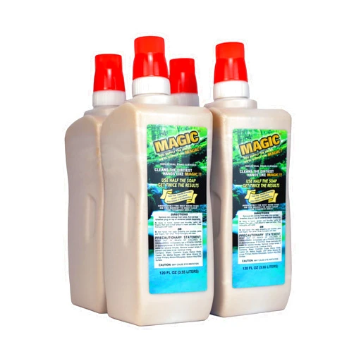 Zenex Magic Hand Soap - Industrial Hand Cleaner for Auto Mechanics | Shop Soap | Walnut Shell Scrubbers to Remove Grease, Oil, Ink & Paint | Moisturizing Ingredients | 3.55 L (4 Pack)