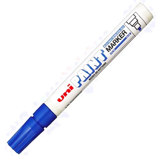 uni-ball uni Paint Marker Bullet Tip Medium Point Px20 Line Width 2.2-2.8mm Blue Ref 9001923 [Pack 12]