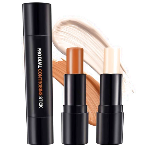 ONLYOILY Double-End Contour Highlighter Stick, Face Contour Makeup Contouring Sticks Cream Concealer (1)