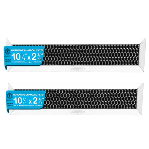 Omaeon GE WB02X11550, JX81L, Frigidaire 5304464577 Microwave Recirculating Charcoal Filter Compatible with GE, Hotpoint (2-Pack)
