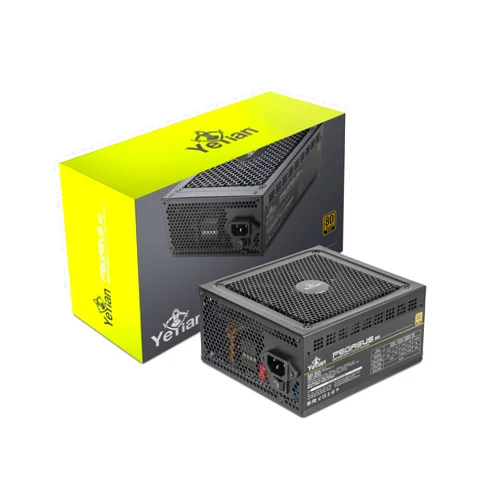 YEYIAN Pegasus 850W 80+ Gold Certified PSU, 140mm Ultra Quiet Fluid Dynamic Fan, ATX 12V Ver 3.0 Form Factor Fully Modular Low-PFC Circuit Power Supply Unit with OCP, OVP, UV, SCP, OTP, OLP