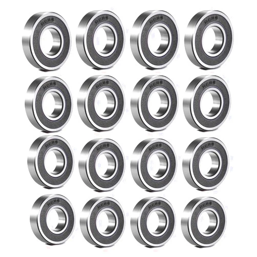 Mlxkell R8-2RS Ball Bearings-Bearing Steel and Double Rubber Sealed Miniature deep Groove Ball Bearings (1/2