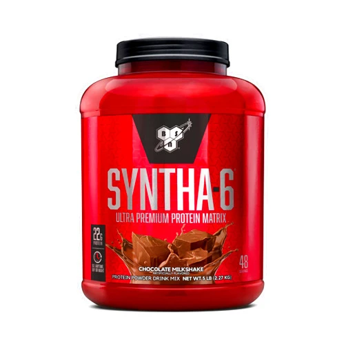 BSN SYNTHA-6 Whey Protein Powder with Micellar Casein, Milk Protein Isolate, Chocolate Milkshake, 48 Servings (Packaging May Vary)