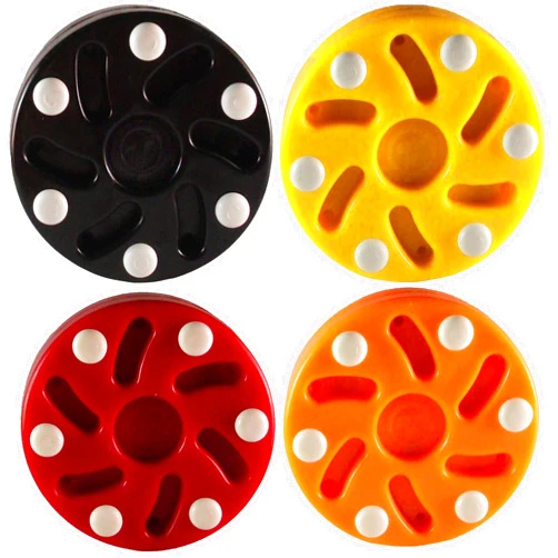 TronX Official Inline Roller Hockey Pucks 4 Pack