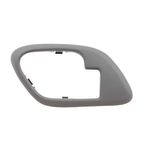 Brock Replacement Drivers Inside Inner Gray Door Handle Trim Bezel Compatible with 1995-2002 C/K Old Body Style Pickup Truck 15708079