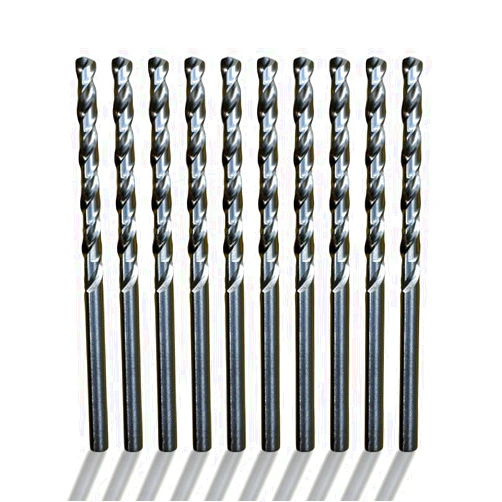 Generic 10Pcs Drill Bit Set 4.2mm, Small Drill Bits, Hand Pin Vises for Plastic and Soft Metal, Pin Vise Hand Drill, Rotary Tool - Mini Micro Twist Precision Craft Tool