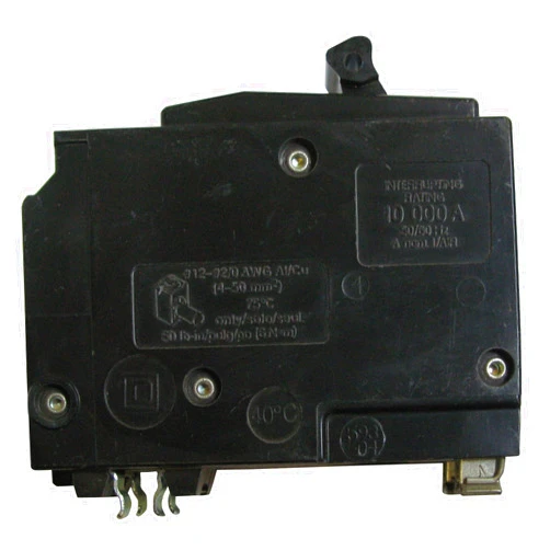 Square D Type QO 2-Pole Molded Case Circuit Breaker 100A QO2100