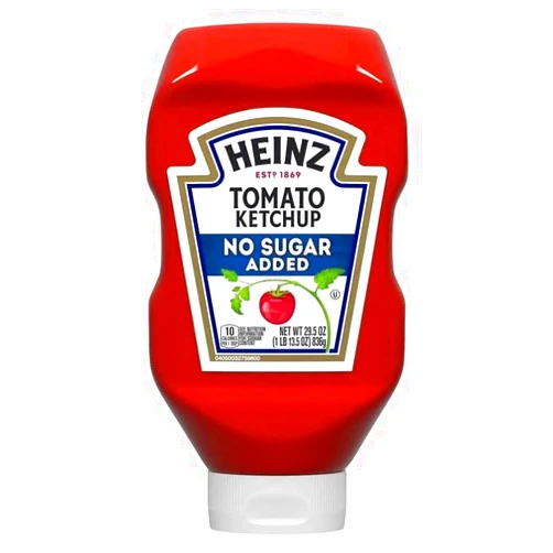 Generic Heinz Tomato Ketchup with No Sugar Added, 29.5 oz Bottles (Pack of 3)