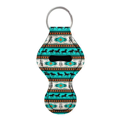Wanyint Chapstick Holder Keychain Lip Balm Sleeves Holder Clips for Lipstick,Lip Balm Lanyard Keychain Holders Set