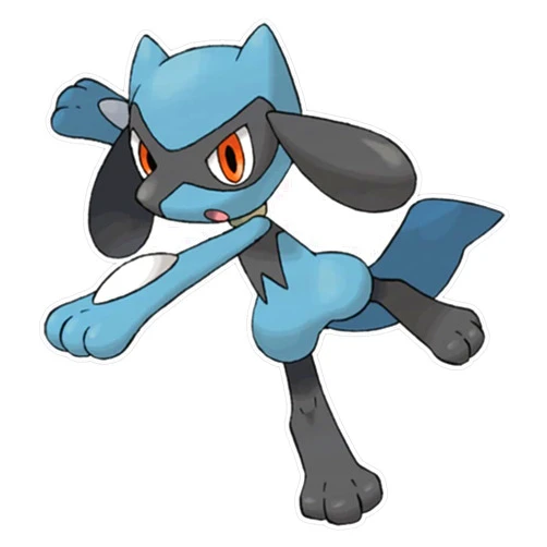Vision Signs Riolu Large HiRes Design Sticker Bumper Sticker Vinyl Decal 5