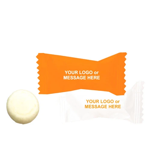 Promos On-Time Custom Printed Individually Wrapped Buttermints (2000 mints)