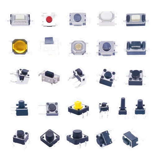 TWTADE 260pcs Micro Momentary Tact Switch Tactile Push Button Switch 26 Values 4 pin/3 pin/2 pin Assortment Kit QC-26V