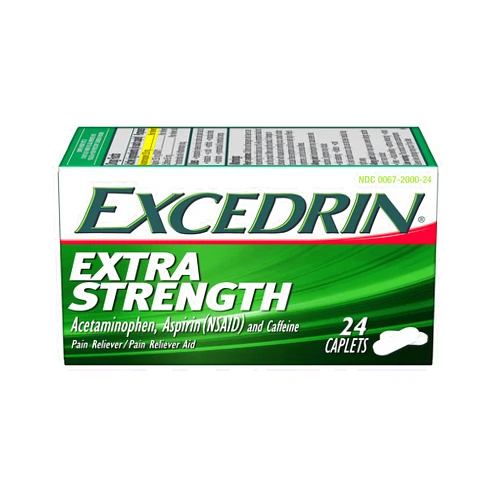 Excedrin Extra Strength Pain Reliever, 24-ct