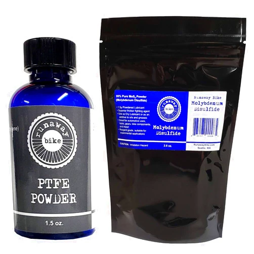 Runaway Bike PTFE and Molybdenum Disulfide Powder Bundle