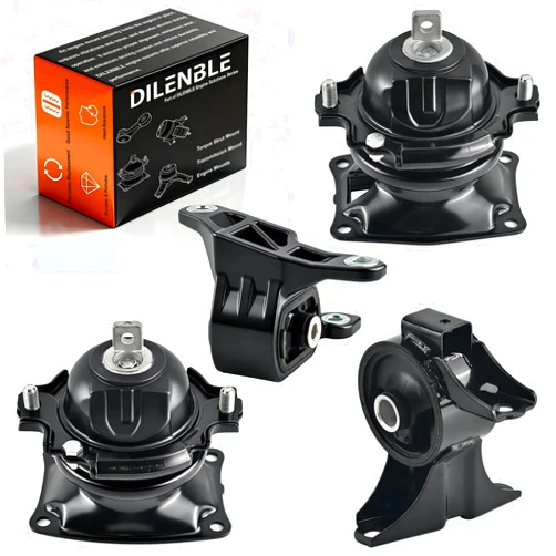 DILENBLE Engine Motor Mount & Trans Mount Replacement for 2011 2012 2013 Odyssey 3.5L V6 --- 6 SPD; 2014 2015 2016 Odyssey 3.5L V6, Engine Mount Set of 4 Replaces OE# A65057 A4575EL A65017EL A4587