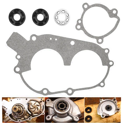 Hihitomorrow For Polaris Water Pump Rebuild Kit Seal & Bearing Gaskets For Polaris 350L 400L 400 2 Stroke Water Pump 1990-2003, For Polaris Big Boss, Trail Boss, Sportsman, Scrambler, Xpress, Xplorer, Trail Blazer