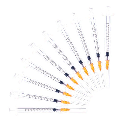 Searvgrh Disposable 1ml Syringe with 25Ga 1 Inch Needle, Individual Package Pack of 100 .Suitable for Refilling Liquid, Inks and Industry