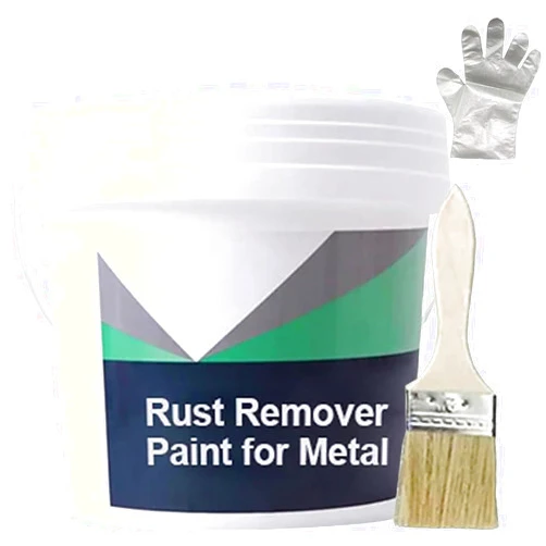 Generic 2024 New Upgrade Rust Remover Paint For Metal, Rust Conversion Agent, Water-Based Metal Rust Remover, Rust Removal Converter Metallic Paint, Multi Purpose Anti-Rust Paintanticorrosive Paints (1pc)