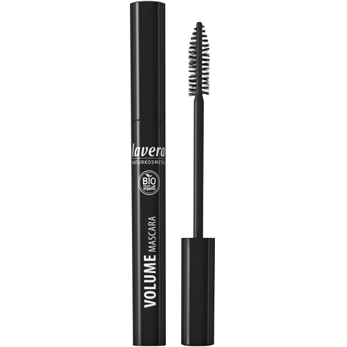 lavera Volume Mascara - Black - Voluminous Mascara with Shea Butter & Sunflower Oil for Lang Lasting Results - Eye Make Up - Black Mascara - PETA Certified - Vegan - Made in Germany - 0.3 Fl Oz