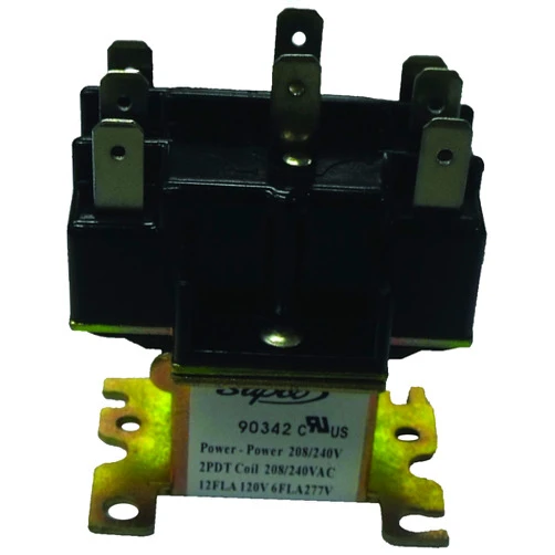 Supco 90340 General Purpose Switching Relay, 24 V Coil Voltage, Double Pole Double Throw Contacts