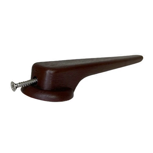 ProFurnitureParts Recliner Handle Lever 5/8 inch Square Mount, Set Screw Include, Dark Brown Finish