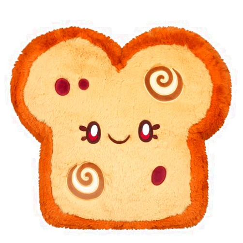 Squishable / Comfort Food Cinnamon Raisin Toast Plush