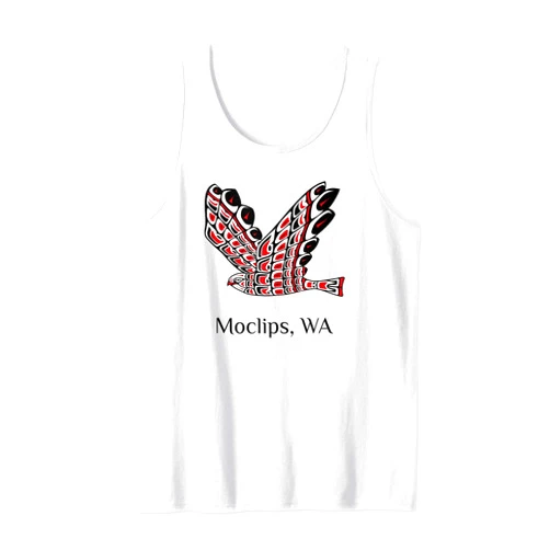 Moclips WA Native American Red Tail Hawk Moclips WA Red Tail Hawk Native American Indian Tank Top