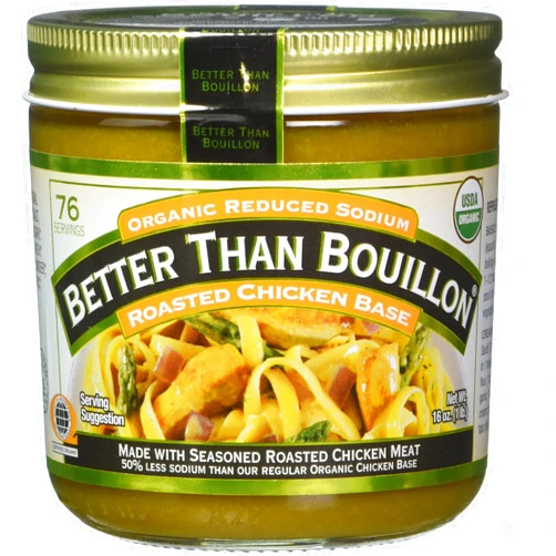 By Better Than Bouillon Better Than Bouillon Organic Roasted Chicken Base, Reduced Sodium - 16 oz
