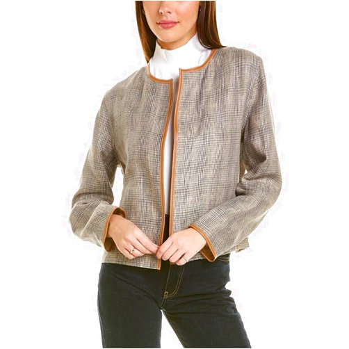 Lafayette 148 New York Reversible Nash Linen Jacket