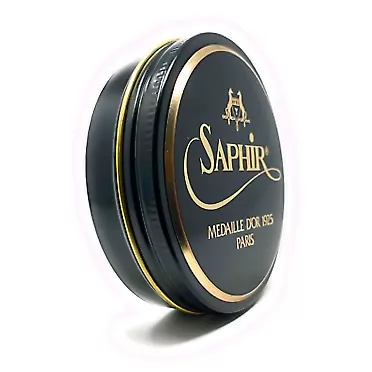 Saphir Medaille D'or 1925 Pate De Luxe Black 50ml Wax Shoe Polish