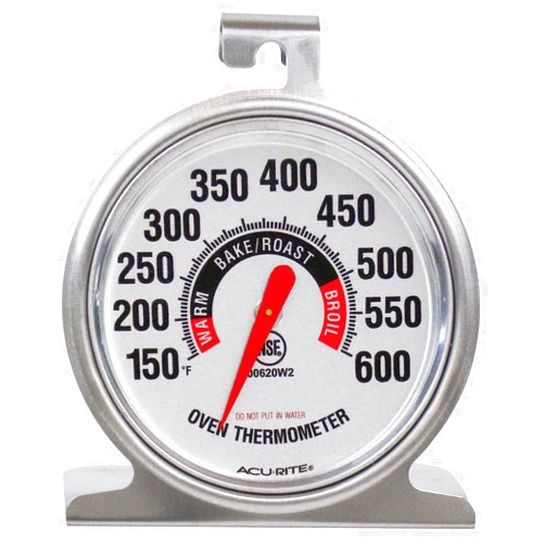 AcuRite 00620A2 Stainless Steel Oven Thermometer