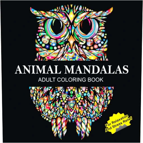 Samuel Akang Exotic Animals’ Mandalas Coloring Book Large Print: Jaw-Dropping Range of Coloring Patterns that Help Relief Stress, Relax, and Unwind – Coloring Book Gift Idea for Adults & Grown-Ups. (8.5”x8.5”)