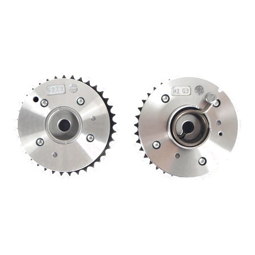 AUCERAMIC 243502B700 2PCS Intake & Exhaust Engine Timing CVVT Camshaft Gear Fit for 2015-2020 Hyundai Elantra Sonata Tucson Veloster 2016-2024 Kia Forte Optima Soul Seltos 1.6L Replace OE 243702B700