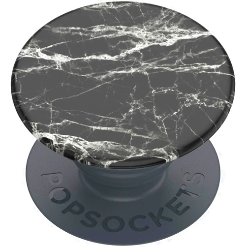 PopSockets: PopGrip Basic - Expanding Stand and Grip for Smartphones and Tablets [Top Not Swappable] - Mod Marble Black
