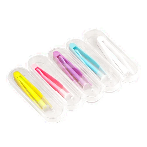 CcHuDE 6 Pack Portable Contact Lens Tweezers Suction Stick Contact Lens Inserter Removal Tool with Case Travel Kit