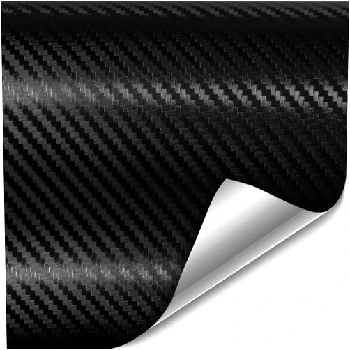 VViViD XPO Black Carbon Fiber 5ft x 1ft 8yr Car Wrap Vinyl Roll with Air Release