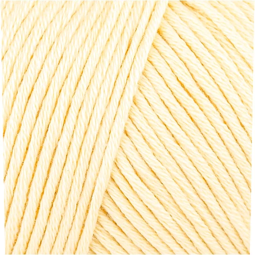 Debbie Bliss Eco Baby Cotton Yarn 1.76oz (50g), 137 Yards (125m) - Primrose Color Sport Weight for Crochet, Knitting - Mashine Washable, Light Weight - Perfect for Baby Projects, Clothes, Blankets