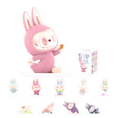 POP MART The Monsters Lazy Yoga Series Figures, The Monsters Blind Box Figures, Random Design Action Figures Collectible Toys Home Decorations, Holiday Birthday Gifts for Boys and Girls, Single Box