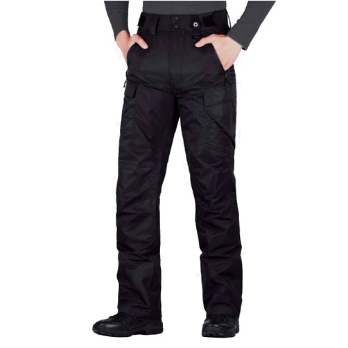 FREE SOLDIER Men's Waterproof Snow Insulated Pants Winter Skiing Snowboarding Pants with Zipper Pockets