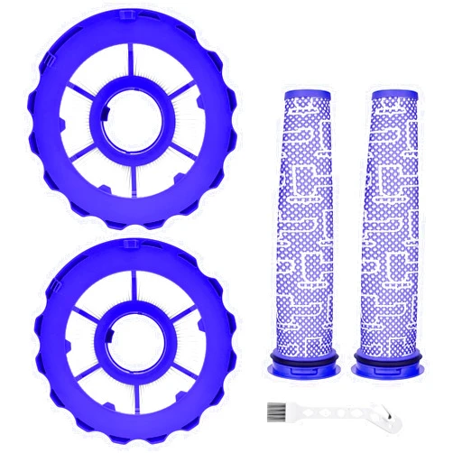 Aryavos Filter Replacements for Dyson DC40, 2 Post-Motor & Pre-Motor Filters for DC42, Total Clean, UP16 Animal, UP19 Ball Multi Floor 2 Vacuum, Compare Part 923587-02 & 922676-01