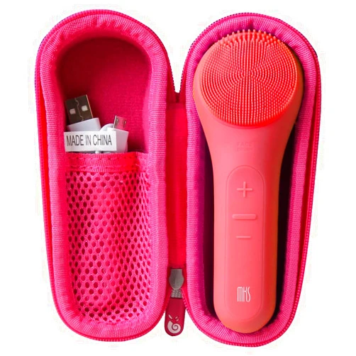 Hermitshell Hard Travel Case for NågraCoola CLIE Facial Cleansing Brush (Berry)