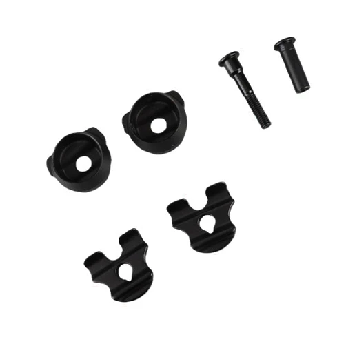 Drfeify Bike Seat Clamp, Stainless Steel Seat Post Clamp for Carbon Saddle Rails, 7x9mm Bike Seat Clamp with Screws, Fit for Road Mountain Bicycle Accessories